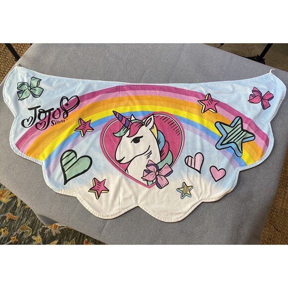 JoJo Siwa Rainbow Unicorn Bows Cozy Wings Wrap Around Wearable Throw Blanket - Picture 1 of 14